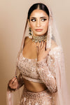 designer blush lehenga indian festive outfit USA