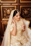 ivory champagne sharara set with dupatta embroidered festive wear USA