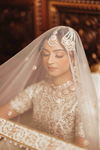 designer ivory gold sharara outfit indian wedding festive wear USA